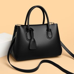 Large-Capacity Genuine Leather Bag