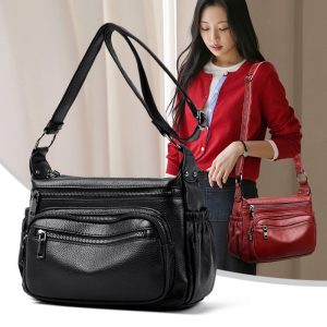 Vintage-Style Soft Leather Bag