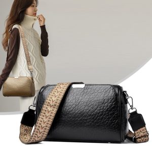 Women's Large-Capacity Top-Grain Cowhide Bag