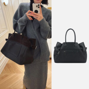 Top-grain cowhide Birkin women's handbag